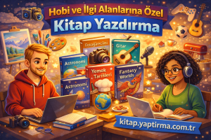 Read more about the article Hobi ve İlgi Alanlarına Özel Kitap Yazdırma