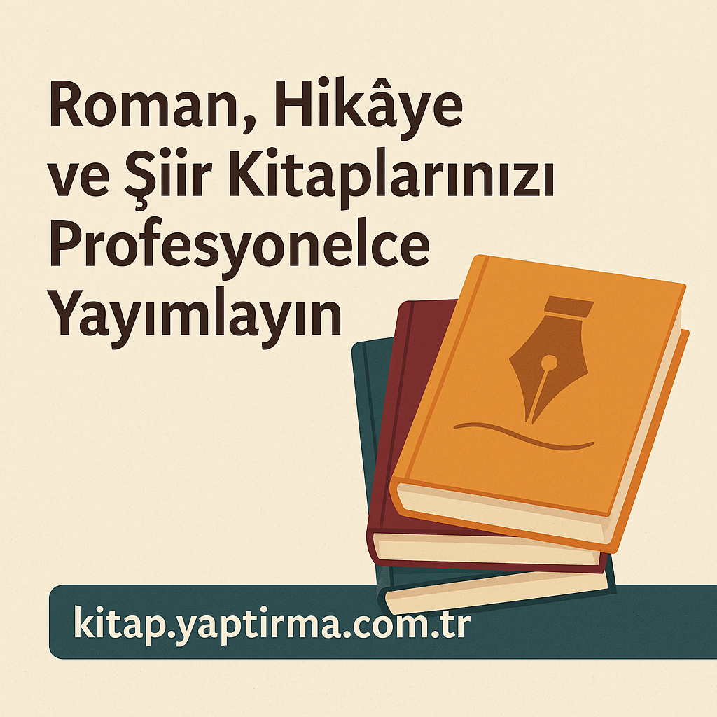 Read more about the article Roman, Hikâye ve Şiir Kitaplarınızı Profesyonelce Yayımlayın
