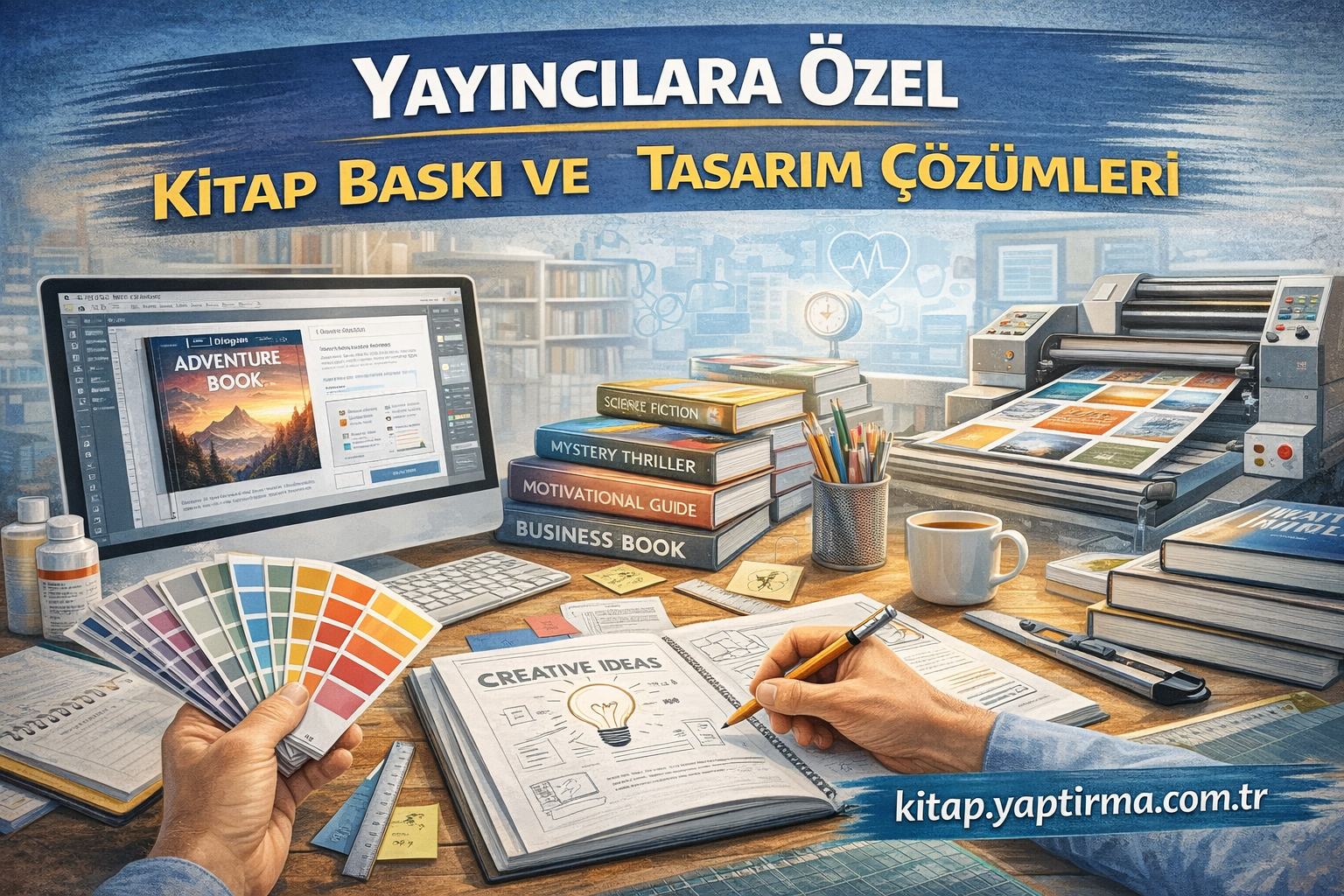 Read more about the article Yayıncılara Özel Kitap Baskı ve Tasarım Çözümleri