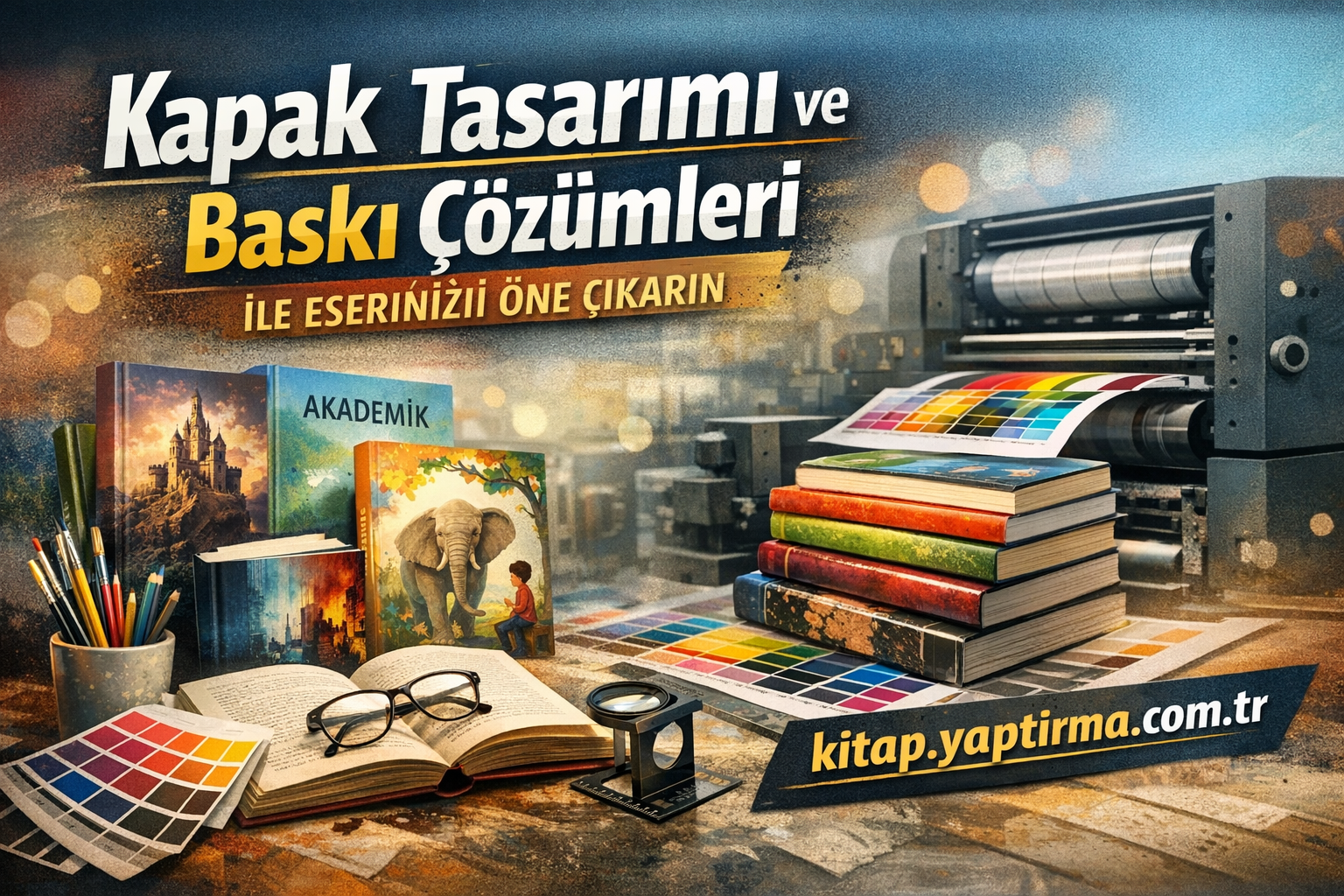 Read more about the article Kapak Tasarımı ve Baskı Çözümleri ile Eserinizi Öne Çıkarın