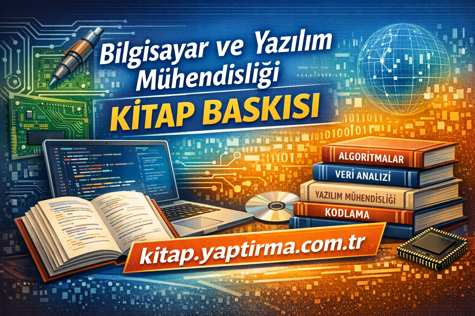 Read more about the article Bilgisayar ve Yazılım Mühendisliği İçin Teknik Kitap Baskısı