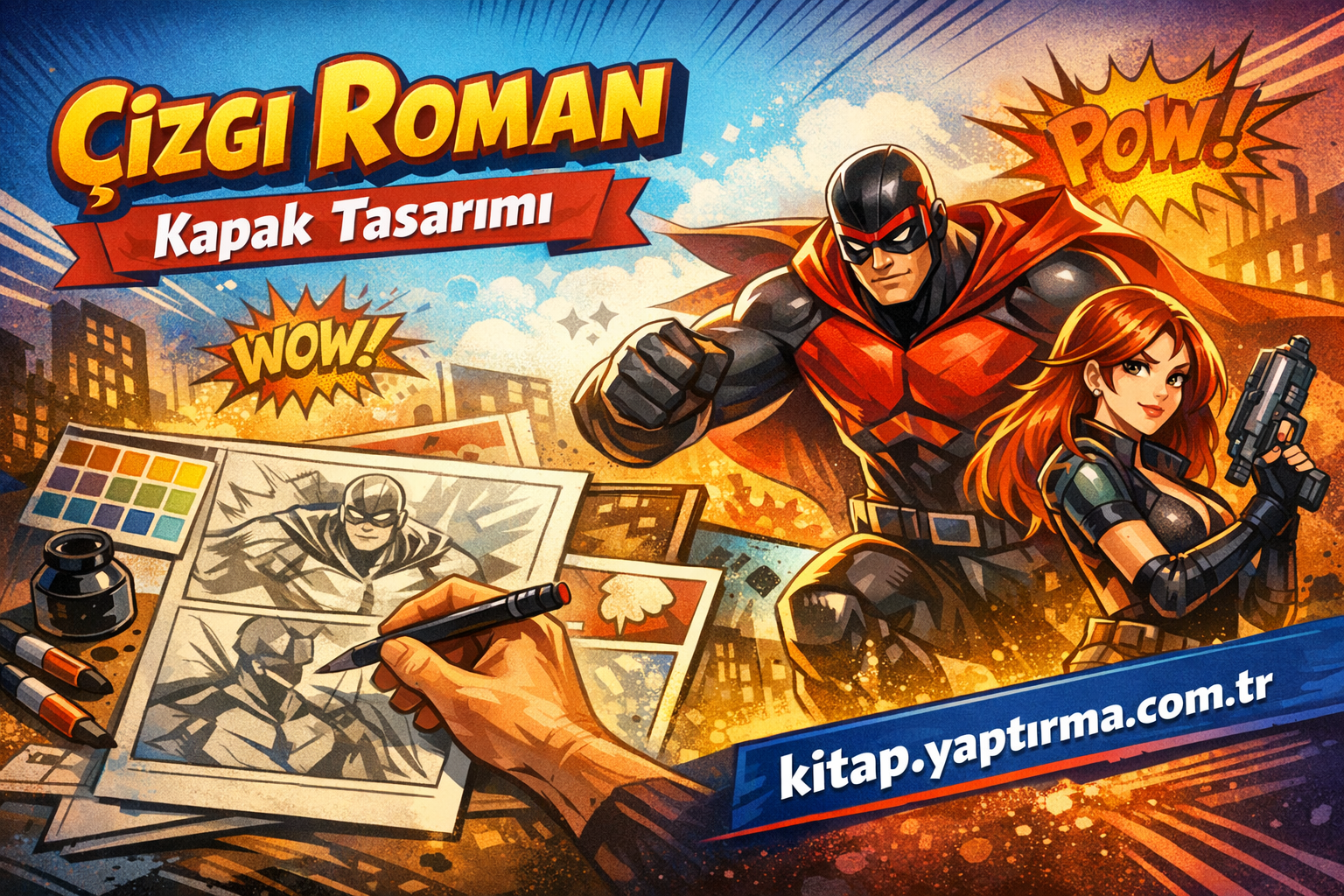 Read more about the article Çizgi Roman Kapak Tasarımı ve İç Düzenleme | Profesyonel Destek