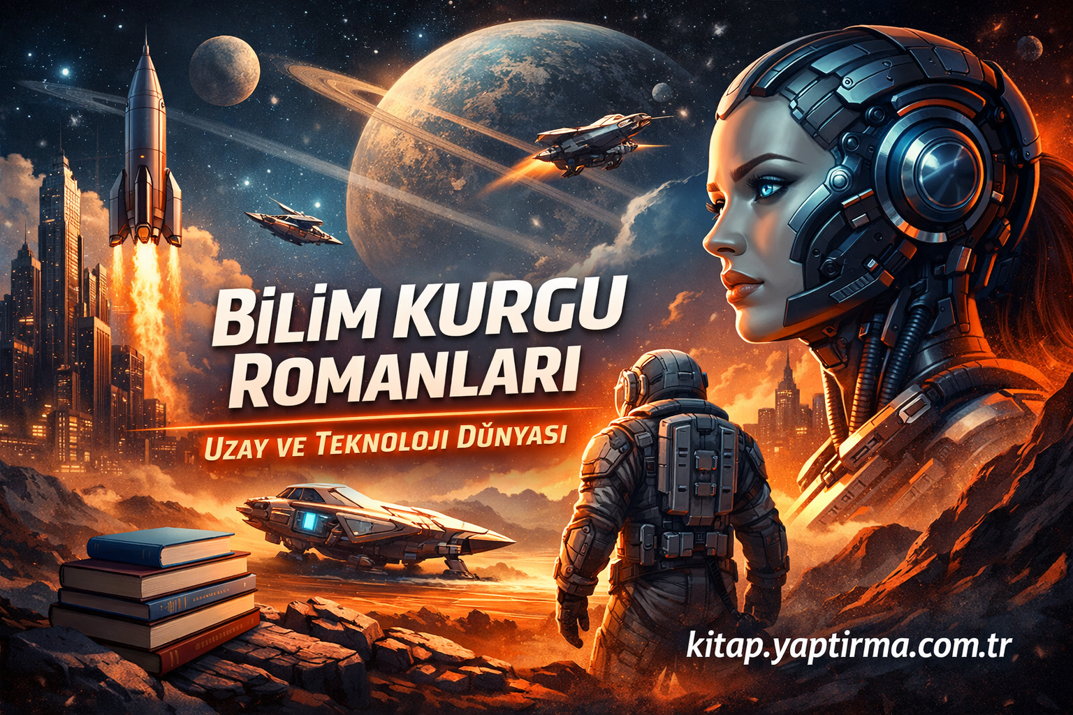 Read more about the article Bilim Kurgu Romanları: Uzay ve Teknoloji Dünyası