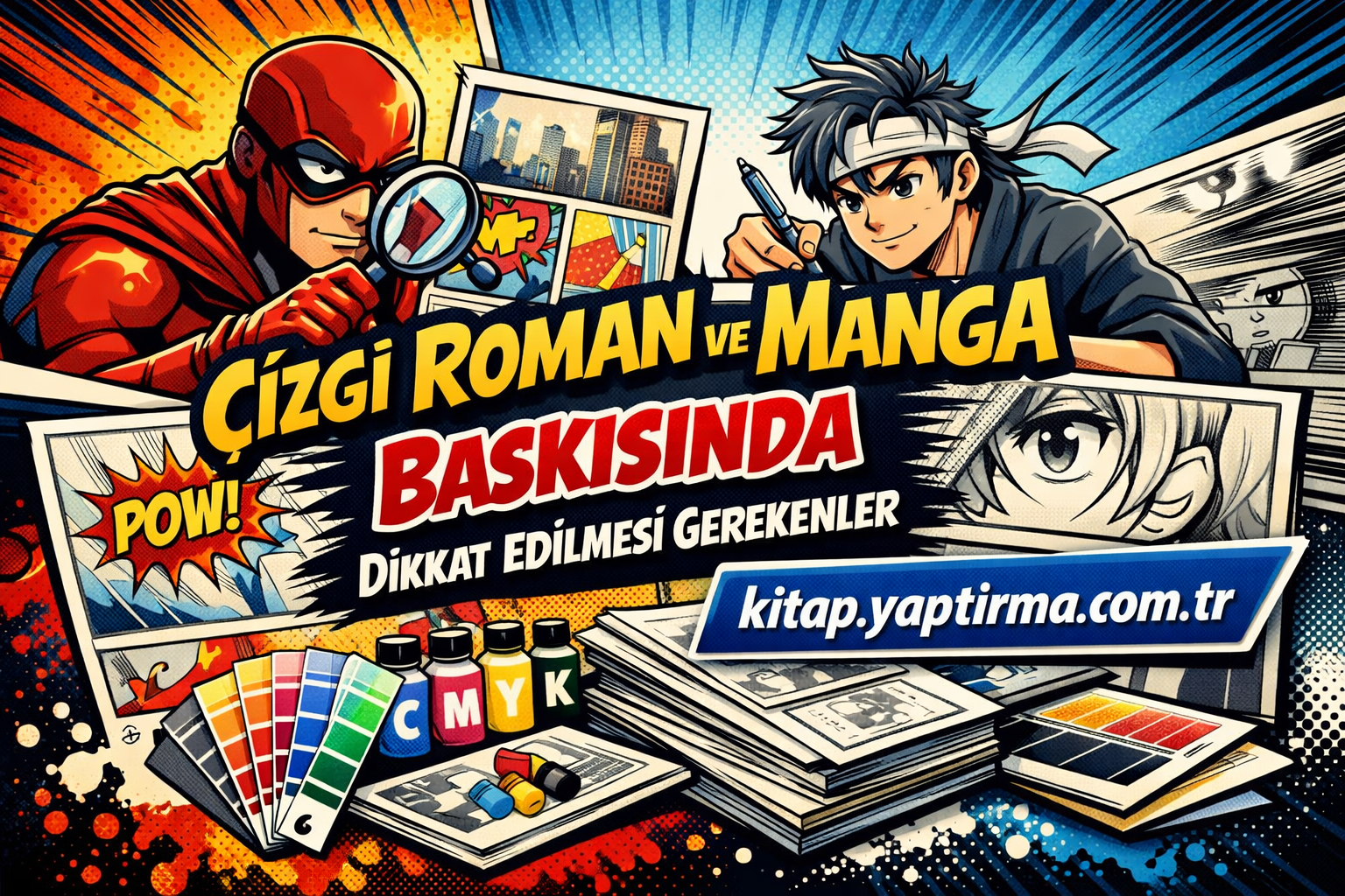 Read more about the article Çizgi Roman ve Manga Baskısında Dikkat Edilmesi Gerekenler