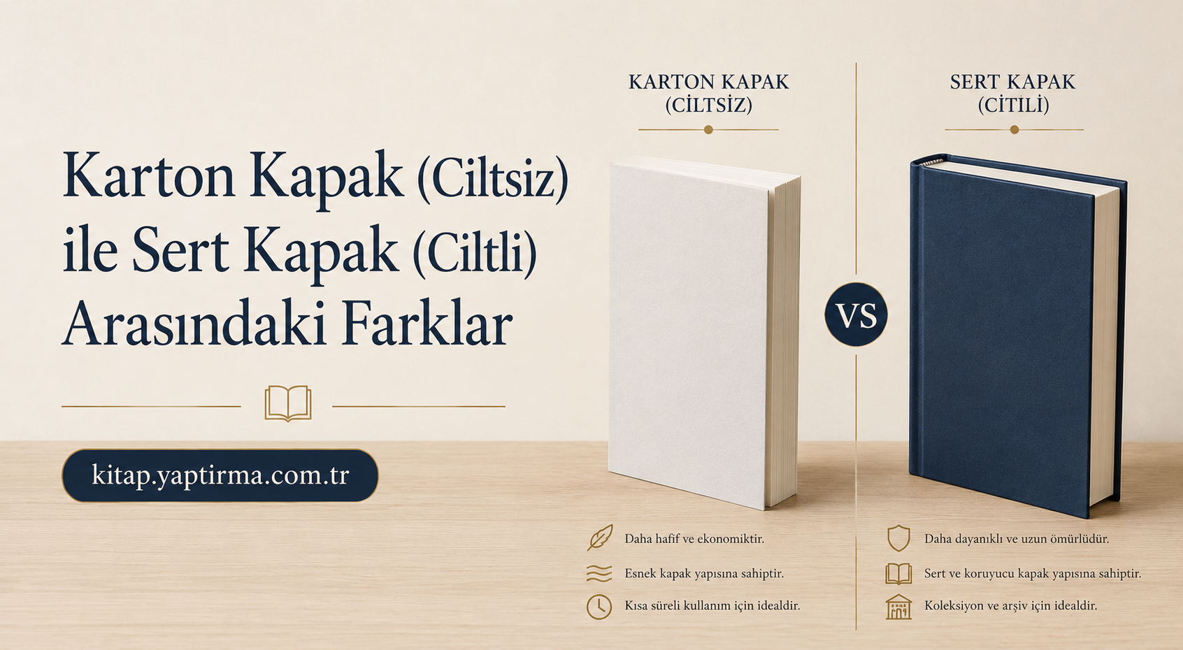 Read more about the article Karton Kapak (Ciltsiz) ile Sert Kapak (Ciltli) Arasındaki Farklar