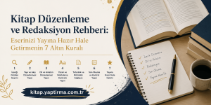 Read more about the article Kitap Düzenleme ve Redaksiyon Rehberi: Eserinizi Yayına Hazır Hale Getirmenin 7 Altın Kuralı