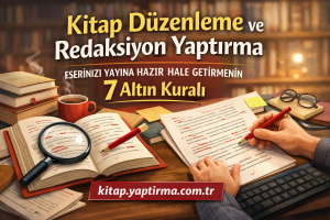 Read more about the article Kitap Düzenleme ve Redaksiyon Yaptırma – Eserinizi Yayına Hazır Hale Getirmenin 7 Altın Kuralı