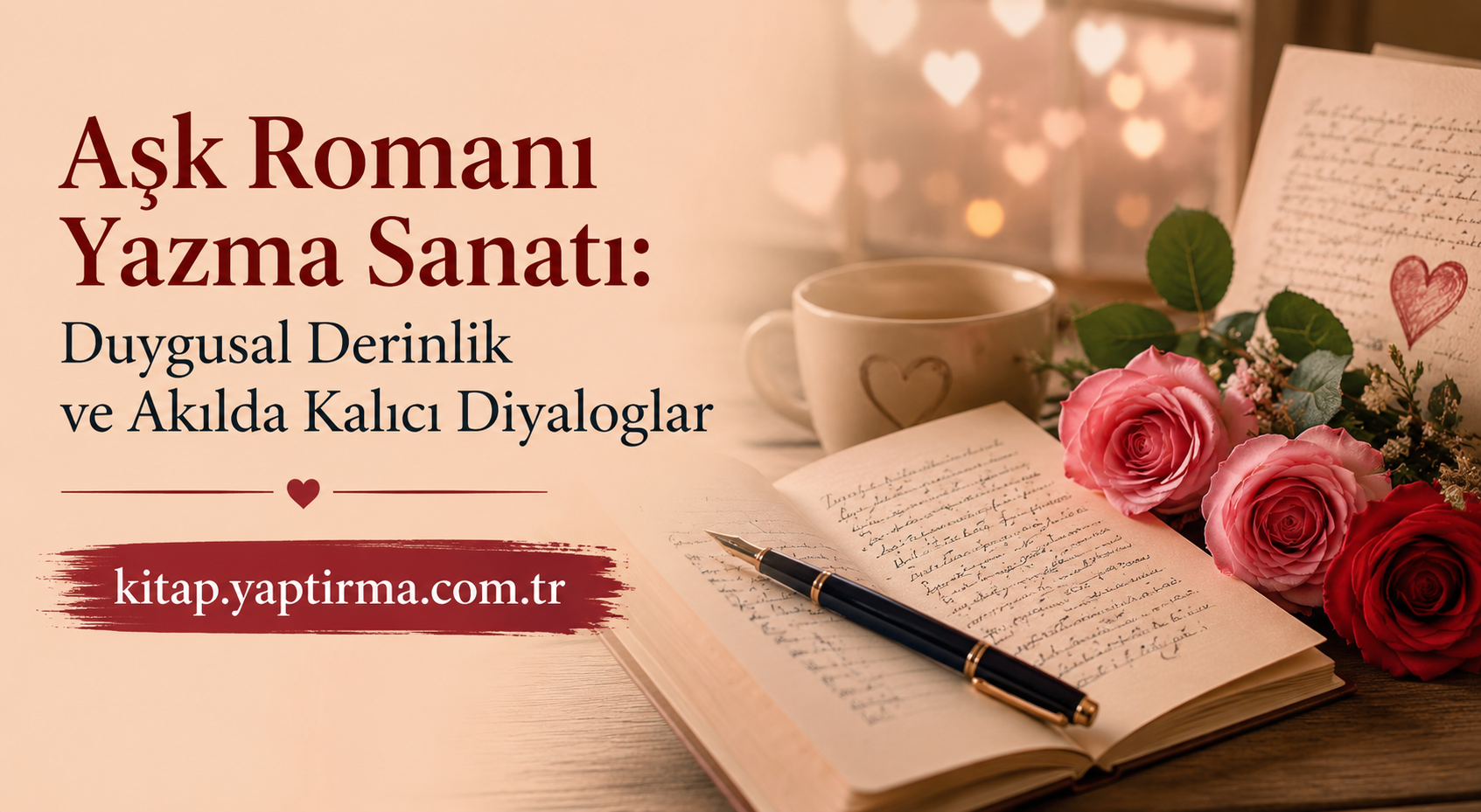 Read more about the article Aşk Romanı Yazma Sanatı: Duygusal Derinlik ve Akılda Kalıcı Diyaloglar