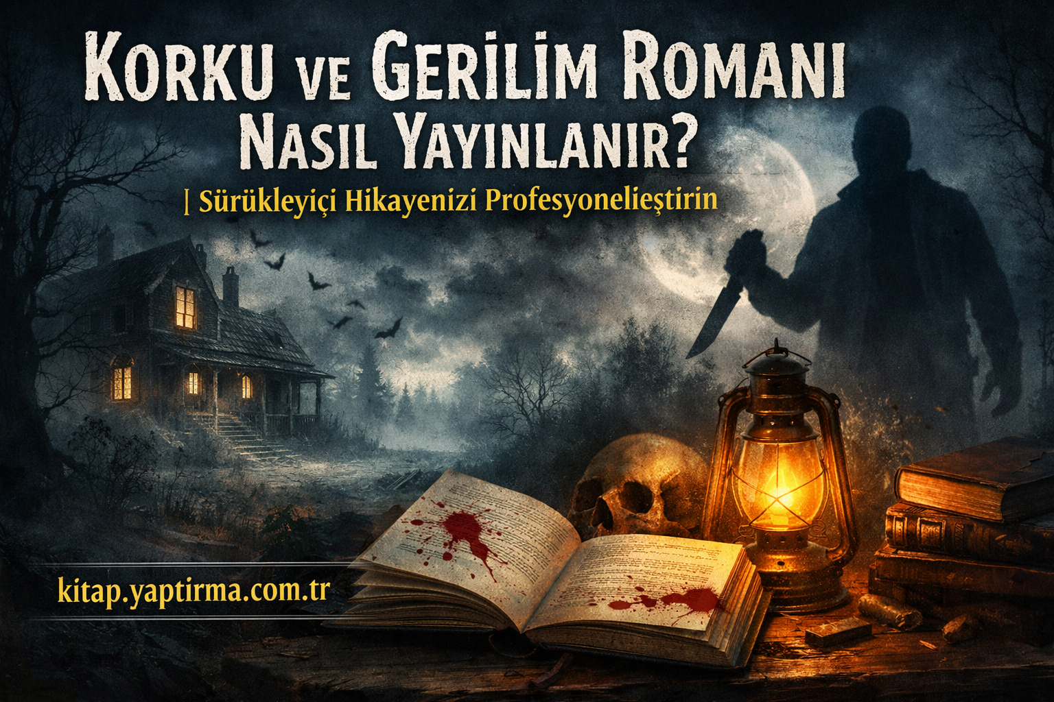 Read more about the article Korku ve Gerilim Romanı Nasıl Yayınlanır? | Sürükleyici Hikayenizi Profesyonelleştirin