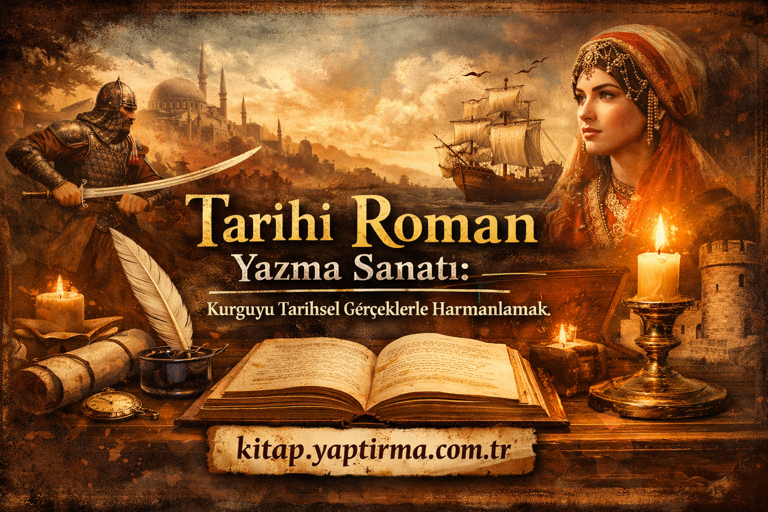 Read more about the article Tarihi Roman Yazma Sanatı: Kurguyu Tarihsel Gerçeklerle Harmanlamak