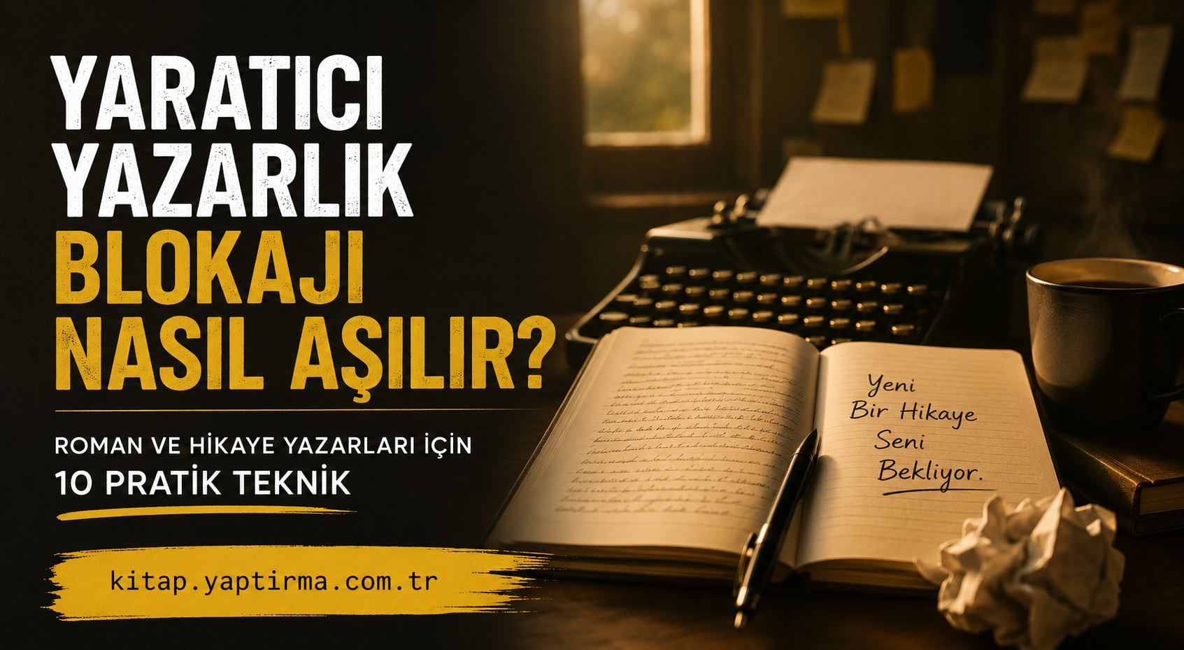 Read more about the article Yaratıcı Yazarlık Blokajı Nasıl Aşılır? | Roman ve Hikaye Yazarları İçin 10 Pratik Teknik