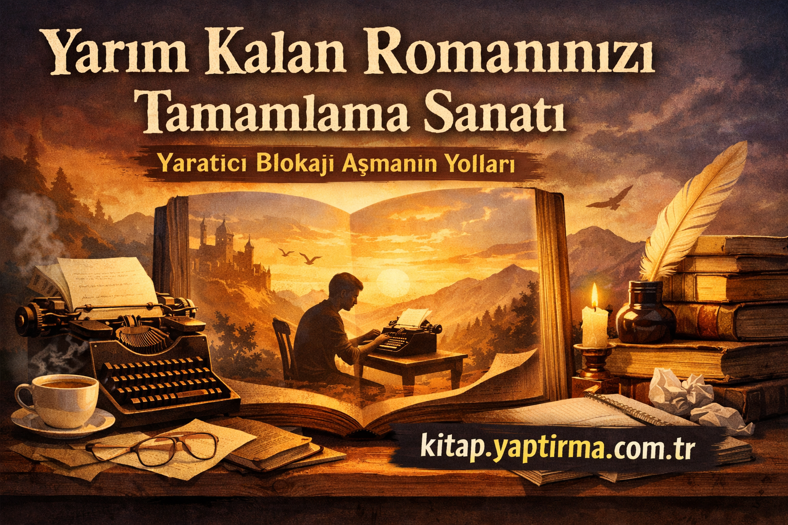 Read more about the article Yarım Kalan Romanınızı Tamamlama Sanatı | Yaratıcı Blokajı Aşmanın Yolları