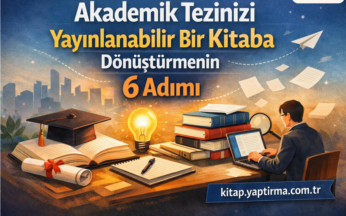 Read more about the article Akademik Tezinizi Yayınlanabilir Bir Kitaba Dönüştürmenin 6 Adımı